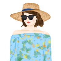 hand dragen sommar element png