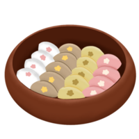 Koreanisch traditionell Kuchen png