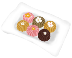 Koreanisch traditionell Kuchen png