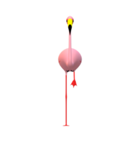 flamingo isolerat på en transparent bakgrund png