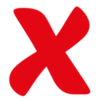 Cross Check Symbol on Transparent Background 17178078 PNG