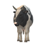 vaca aislado en un transparente antecedentes png