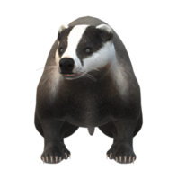 Badger isolated on a Transparent Background png