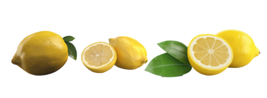 lemon in transparent background png