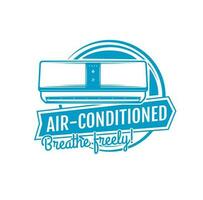 Air conditioning, home climate control appliances vector