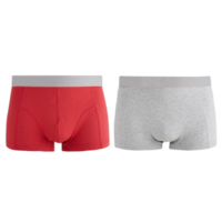 Men's fashion shorts lined up 2 pieces with clipping path isolated on transparent  background png