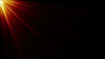 Loop glow orange red optical flare shine light video