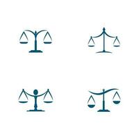 justice law Logo Template vector