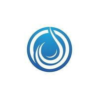 plantilla de logotipo de gota de agua vector