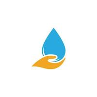 water drop Logo Template vector