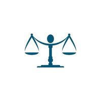 justice law Logo Template vector