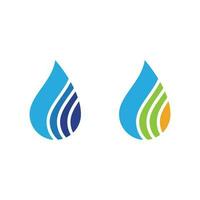 plantilla de logotipo de gota de agua vector