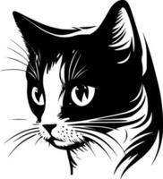 gato, minimalista y sencillo silueta - vector ilustración
