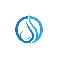 water drop Logo Template vector