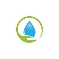 plantilla de logotipo de gota de agua vector