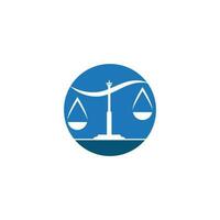 justice law Logo Template vector