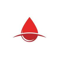 Blood drop donor vector icon