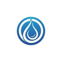 water drop Logo Template vector