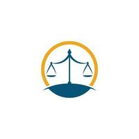 justice law Logo Template vector