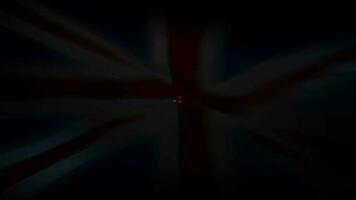 Five seconds Countdown Timer with Abstract UK flag video