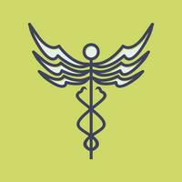 Caduceus Vector Icon