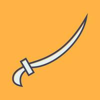 Arabic Sword Vector Icon