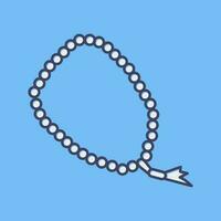 Prayer Beads Vector Icon