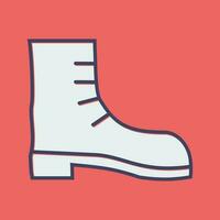 Camping Boot Vector Icon