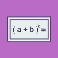 icono de vector de fórmula