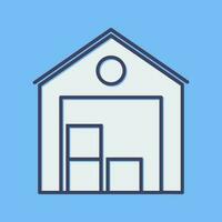 Warehouse Vector Icon