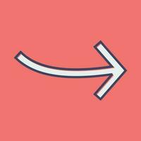Arrow Pointing Right Vector Icon