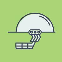 Cricket Helmet Vector Icon