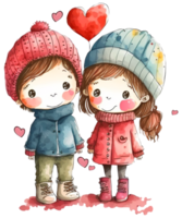 Couple Boy And Girl Valentines png