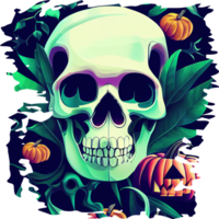 Skull Art Sublimation png