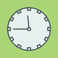 Wall Clock Vector Icon