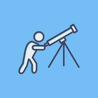 Adjusting Telescope Vector Icon