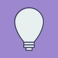 Electric Bulb Vector Icon