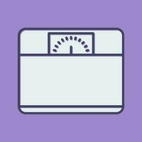 Weighing Machine Vector Icon