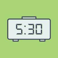 Digital Clock Vector Icon