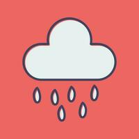 Rain Cloud Vector Icon