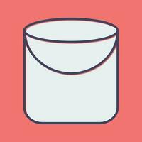 Sand bucket Vector Icon