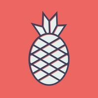 Pineapple Vector Icon