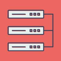 Data Center Vector Icon