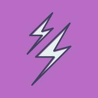 Lightning Vector Icon