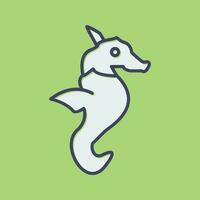 Seahorse Vector Icon