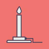 Bunsen Burner Vector Icon