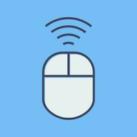 Wireless input device Vector Icon