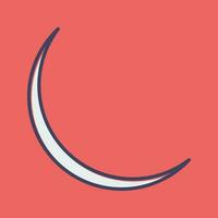 New Moon Vector Icon