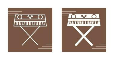 icono de vector de piano