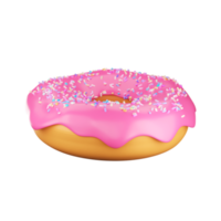 isoliert realistisch Donuts Symbol auf schwarz Hintergrund. png